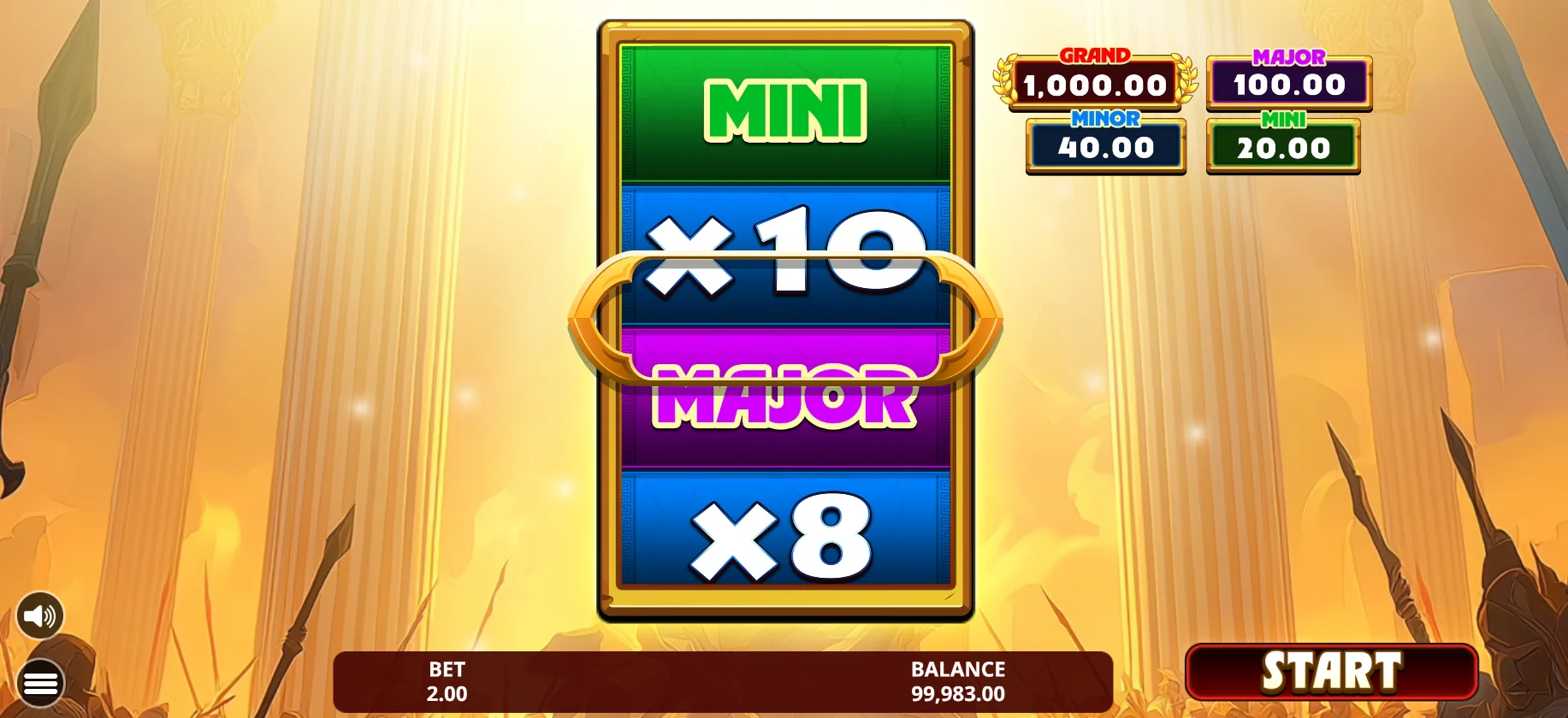 Law of Athena - launching Treasure Bonus with prize wheel